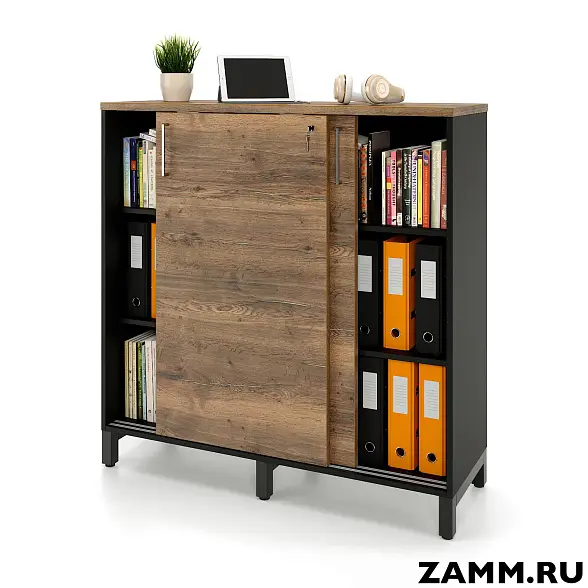 Локер ZAMM (шкаф-купе) 3 полки. На металлокаркасе 1200 (Ш:1200, Г:414, В:1210)