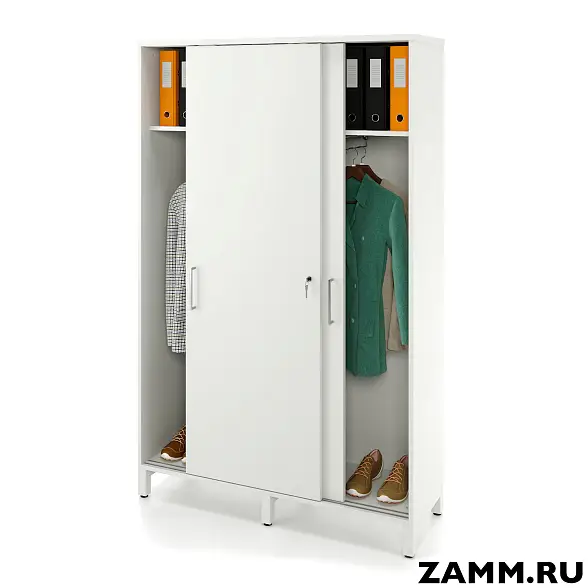 Локер ZAMM (шкаф-купе) 1 с.: шт, 2 с.: шт. На металлокаркасе 1200 (Ш:1200, Г:414, В:1905)