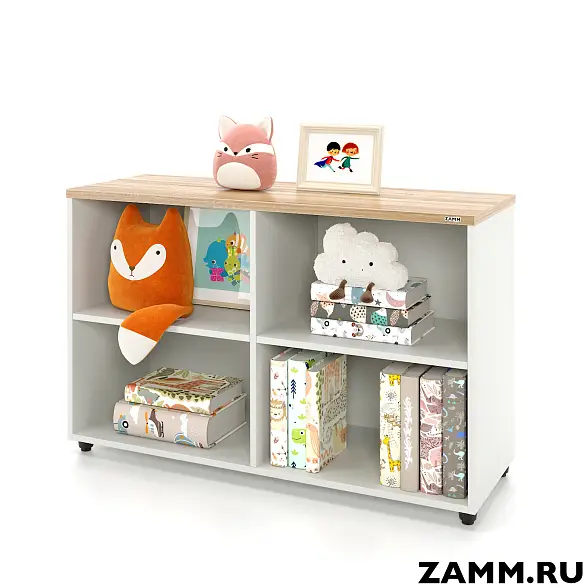 Комод ZAMM 2 полки открытый. На регулируемых опорах 1200 (Ш:1200, Г:414, В:747)