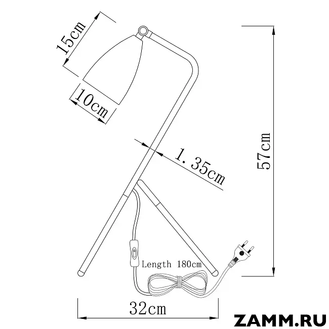 Лампа настольная Moderli Show black