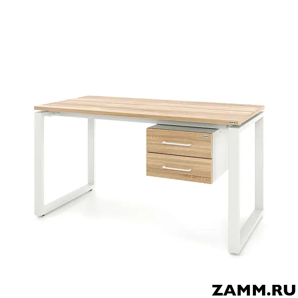 Стол Зета ТР 2 ящика (Тип 2) с пропусками