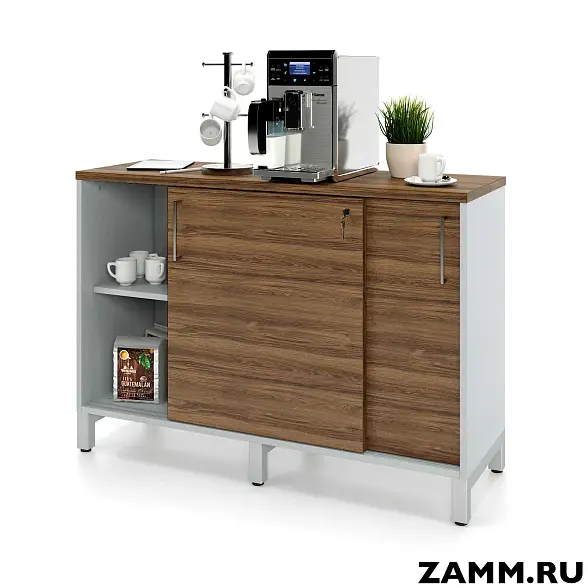 Локер ZAMM (шкаф-купе) 2 полки. На металлокаркасе 1200 (Ш:1200, Г:414, В:836)