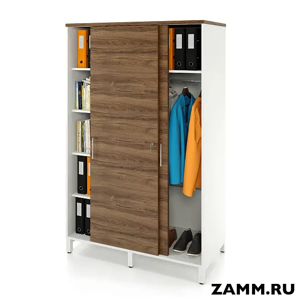Локер ZAMM (шкаф-купе) 5 пл. 1 сек.: шт , 2 сек.: 5 полок. На мк 1200. B=600 (Ш:1200, Г:600, В:1907)